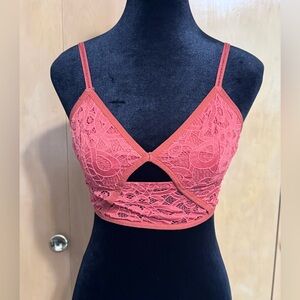 American Eagle - rust orange colored bralette - size small
